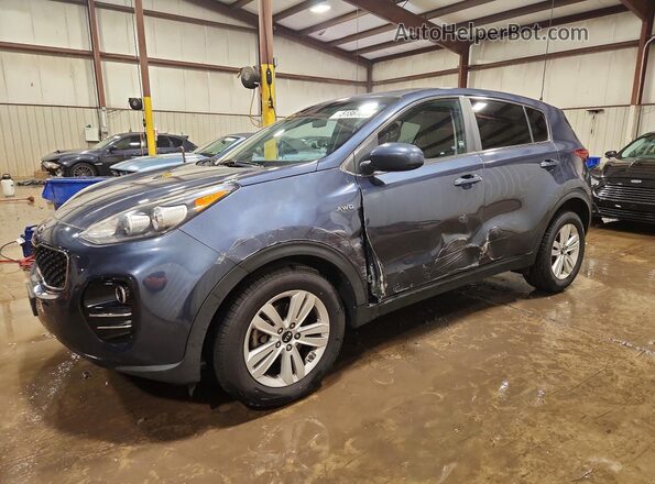 KNDPMCAC7J7447155 2018 KIA SPORTAGE Blue Przód lewy