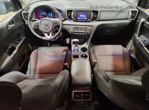 KNDPMCAC7J7447155 2018 KIA SPORTAGE Blue Widok deski rozdzielczej