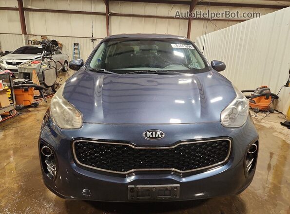 KNDPMCAC7J7447155 2018 KIA SPORTAGE Blue Widok z przodu