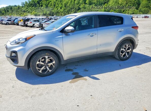 KNDPMCAC7L7780894 2020 KIA SPORTAGE Silver წინა მარცხენა ხედი სამი მეოთხედიდან