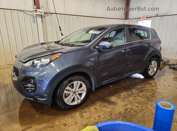 KNDPMCAC8H7101075 2017 KIA SPORTAGE Синий Передняя левая четверть