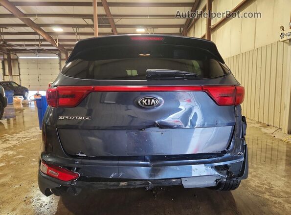 KNDPMCAC8H7101075 2017 KIA SPORTAGE Синий Вид сзади