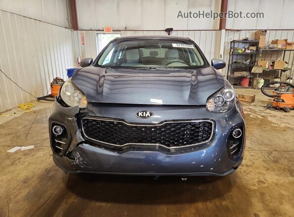 KNDPMCAC8H7101075 2017 KIA SPORTAGE Синий Вид спереди