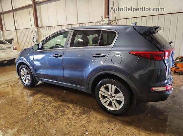 KNDPMCAC8H7101075 2017 KIA SPORTAGE Синий Задняя левая четверть