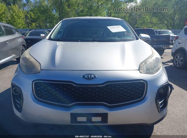 KNDPMCAC8H7202665 2017 KIA SPORTAGE Silver Widok zestawu wskaźników