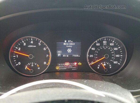 KNDPMCAC8L7782511 2020 KIA SPORTAGE Синий Вид щитка приборов