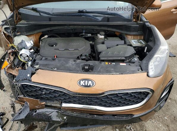 KNDPMCAC8L7815555 2020 KIA SPORTAGE Tan Vista del compartimento del motor