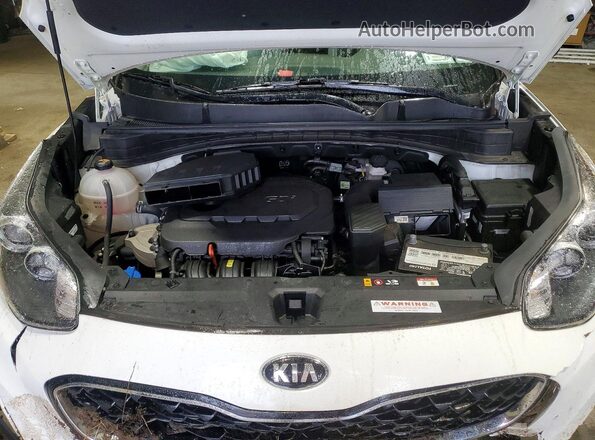 KNDPMCAC8M7935941 2021 KIA SPORTAGE Белый Вид задней части салона