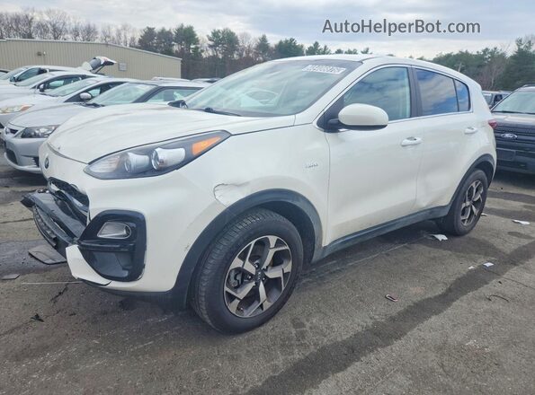 KNDPMCAC8M7939469 2021 KIA SPORTAGE Белый Передняя левая четверть