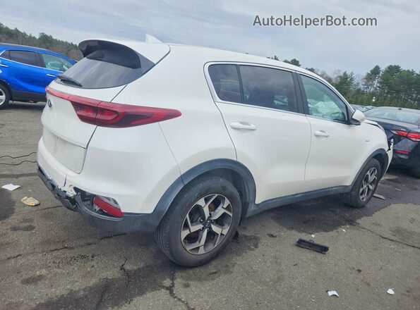 KNDPMCAC8M7939469 2021 KIA SPORTAGE Белый Задняя правая четверть
