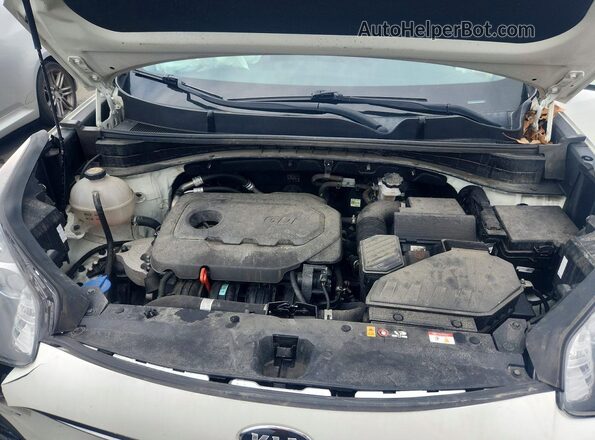 KNDPMCAC8M7939469 2021 KIA SPORTAGE Белый Вид задней части салона
