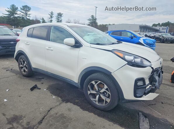 KNDPMCAC8M7939469 2021 KIA SPORTAGE Белый Передняя правая четверть