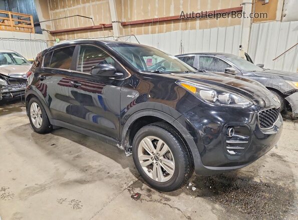 KNDPMCAC9J7470405 2018 KIA SPORTAGE Черный Передняя правая четверть