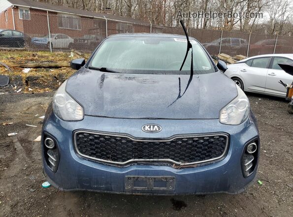 KNDPMCAC9K7627822 2019 KIA SPORTAGE Синий Вид спереди
