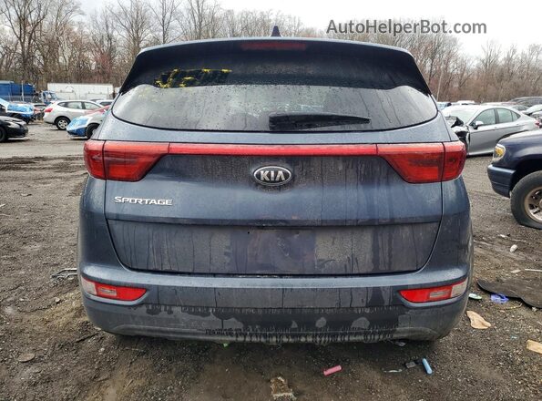 KNDPMCAC9K7627822 2019 KIA SPORTAGE Синий Вид сзади