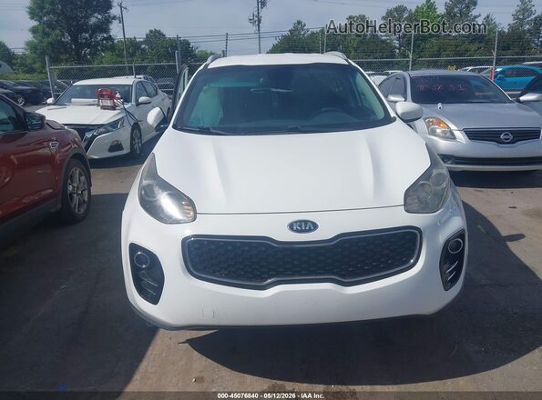 KNDPMCACXH7076387 2017 KIA SPORTAGE Белый Вид щитка приборов