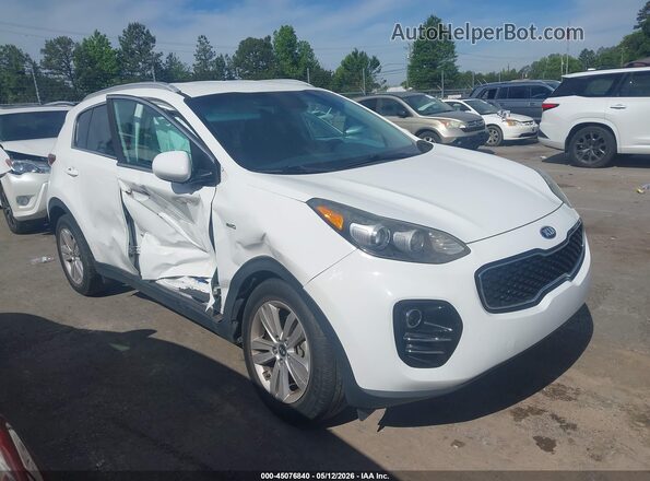 KNDPMCACXH7076387 2017 KIA SPORTAGE Белый Вид задней части салона