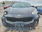 2018 Kia Sportage Lx Черный vin: KNDPMCACXJ7306659