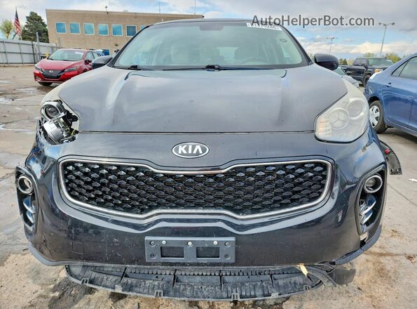 KNDPMCACXJ7306659 2018 KIA SPORTAGE Черный Вид спереди