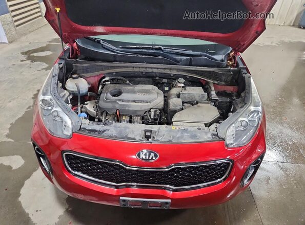 KNDPMCACXK7524330 2019 KIA SPORTAGE Красный Вид подкапотного пространства