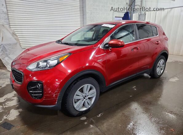 KNDPMCACXK7524330 2019 KIA SPORTAGE Красный Передняя левая четверть