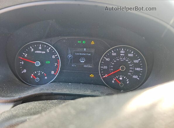 KNDPMCACXK7589923 2019 KIA SPORTAGE Black Vista del cuadro de instrumentos