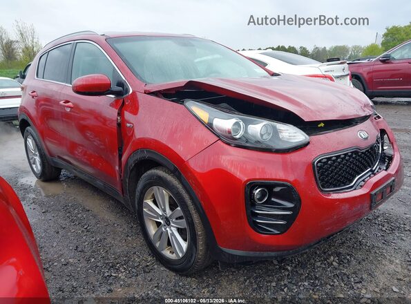 KNDPMCACXK7604839 2019 KIA SPORTAGE Красный Передняя правая четверть