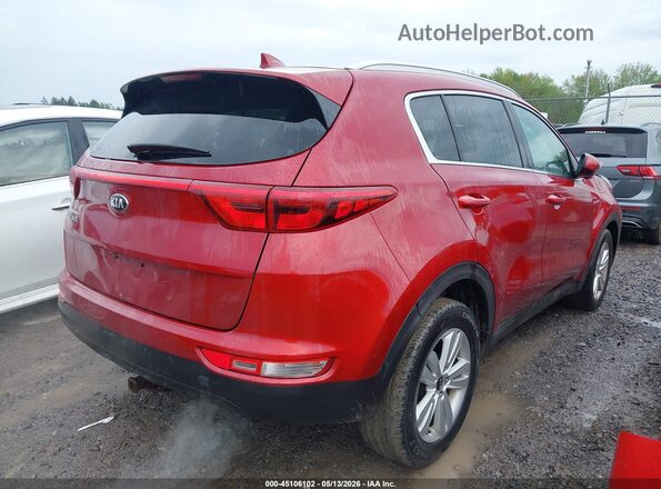 KNDPMCACXK7604839 2019 KIA SPORTAGE Красный Задняя правая четверть
