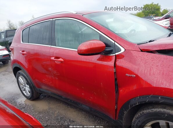 KNDPMCACXK7604839 2019 KIA SPORTAGE Красный Вид задней части салона