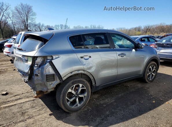 KNDPMCACXM7865195 2021 KIA SPORTAGE Silver Задня права чверть