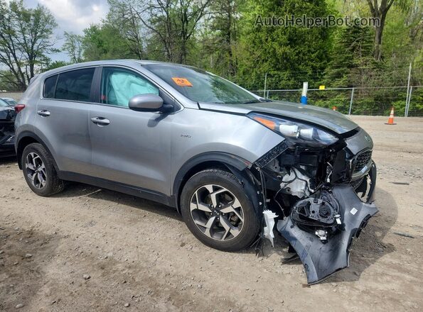 KNDPMCACXN7000003 2022 KIA SPORTAGE Серебряный Передняя правая четверть