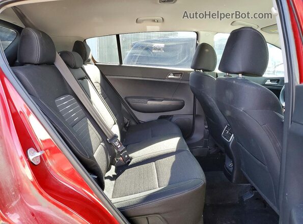 KNDPMCACXN7012488 2022 KIA SPORTAGE Red Вид задньої частини салону
