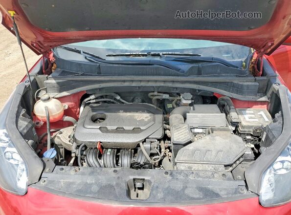 KNDPMCACXN7965251 2022 KIA SPORTAGE Темно-бордовый Вид подкапотного пространства