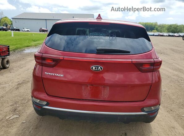 KNDPMCACXN7965251 2022 KIA SPORTAGE Темно-бордовый Вид сзади