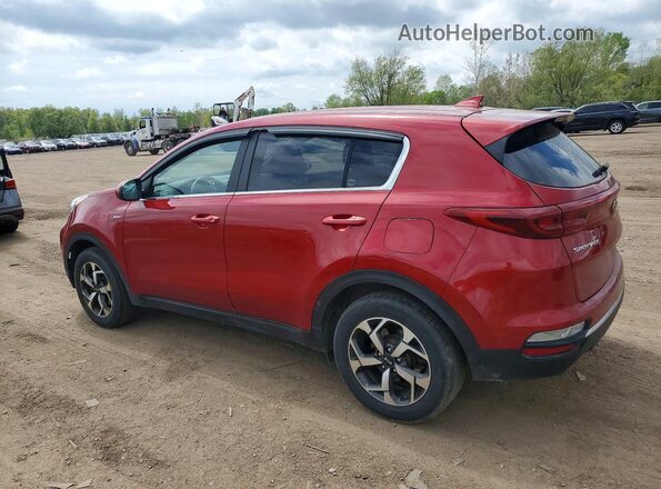 KNDPMCACXN7965251 2022 KIA SPORTAGE Темно-бордовый Задняя левая четверть