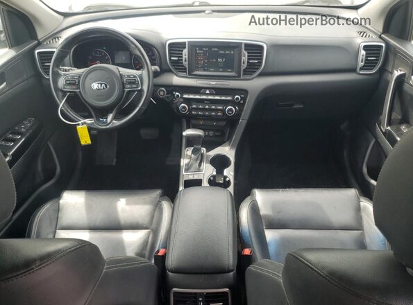 KNDPN3AC1J7365077 2018 KIA SPORTAGE Silver Dashboard view