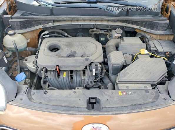 KNDPN3AC2H7236386 2017 KIA SPORTAGE Оранжевый Вид подкапотного пространства
