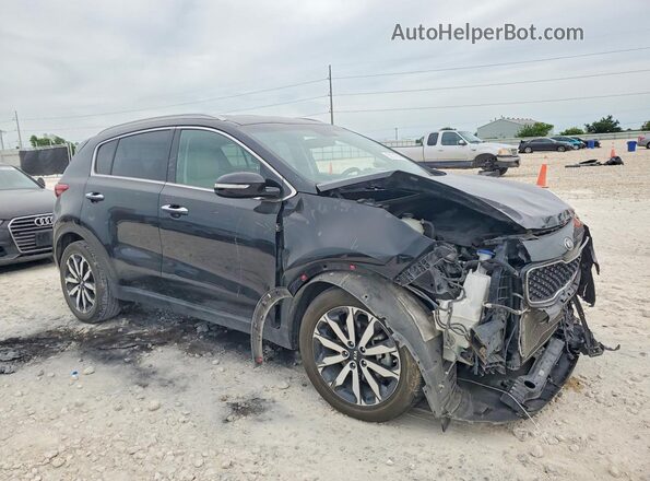 KNDPN3AC2J7422323 2018 KIA SPORTAGE Black Передня права чверть
