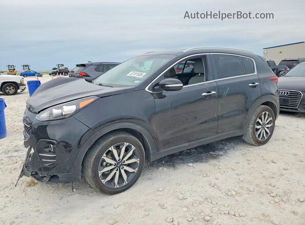 KNDPN3AC2J7422323 2018 KIA SPORTAGE Black Передня ліва чверть