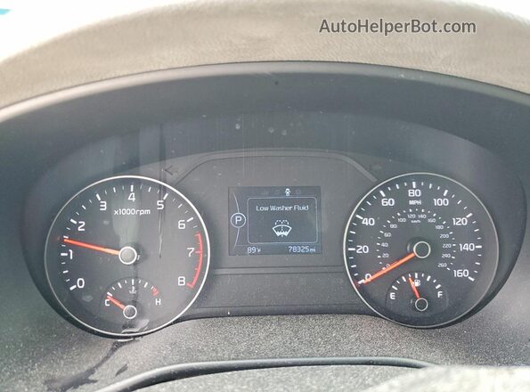 KNDPN3AC2J7422323 2018 KIA SPORTAGE Black Вид щитка приладів