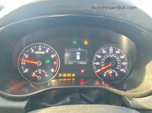 KNDPN3AC2K7595907 2019 KIA SPORTAGE Blue ხელსაწყოთა პანელის ხედი