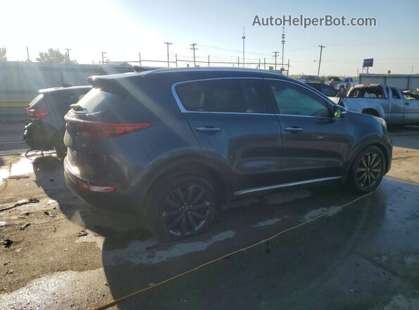 KNDPN3AC2K7595907 2019 KIA SPORTAGE Blue უკანა მარჯვენა