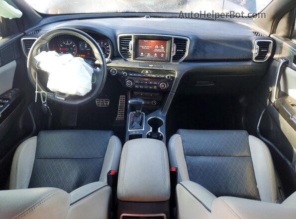 KNDPN3AC2K7595907 2019 KIA SPORTAGE Blue წინა პანელის ხედი