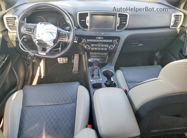 KNDPN3AC3J7442595 2018 KIA SPORTAGE White Widok deski rozdzielczej