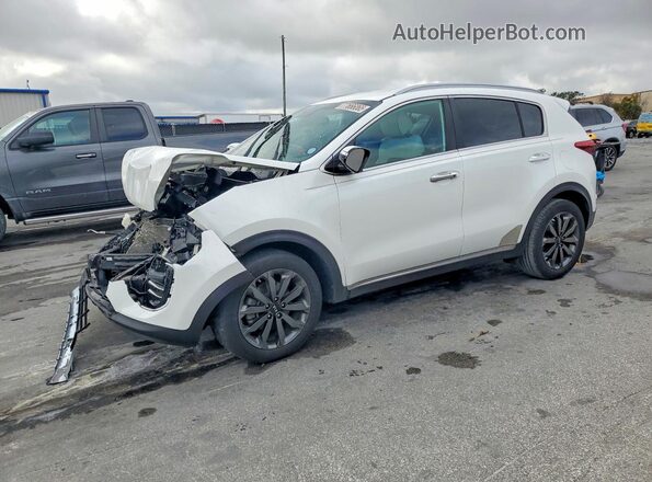 KNDPN3AC3J7442595 2018 KIA SPORTAGE White Przód lewy
