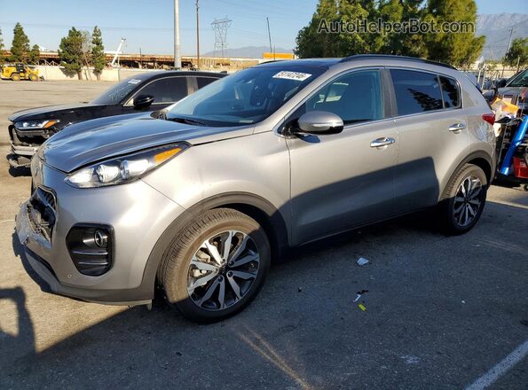 KNDPN3AC3K7613105 2019 KIA SPORTAGE Серебряный Передняя левая четверть