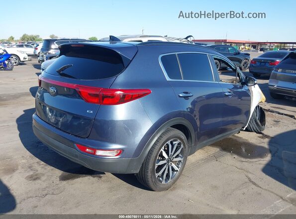 KNDPN3AC4J7387140 2018 KIA SPORTAGE Синий Задняя правая четверть