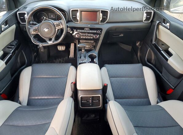 KNDPN3AC4J7442928 2018 KIA SPORTAGE Gray წინა პანელის ხედი