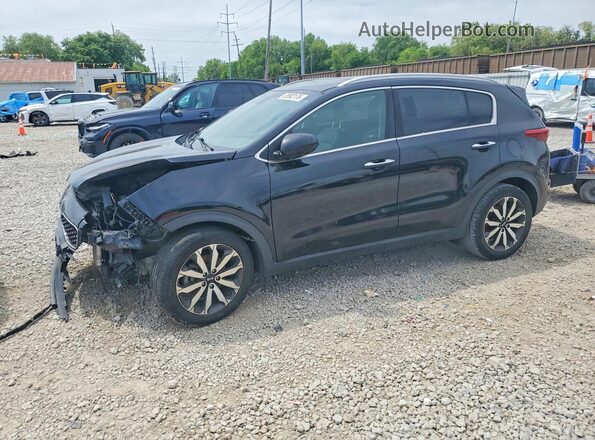 KNDPN3AC5H7137772 2017 KIA SPORTAGE Черный Передняя левая четверть