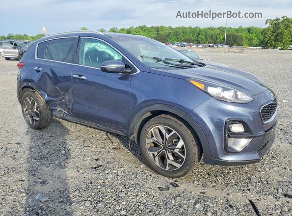 KNDPN3AC5M7933075 2021 KIA SPORTAGE Синий Передняя правая четверть